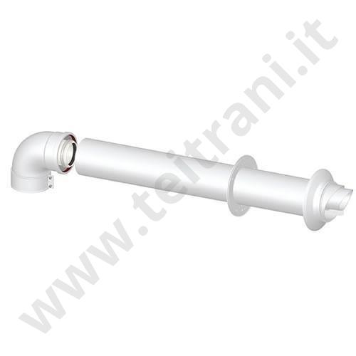 0020221352 - HERMANN KIT SCARICO FUMI COASSIALE PER SCALDACQUA OPALIA A CAMERA STAGNA