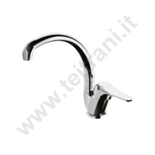 411510902 - TIEMME MISCELATORE MONOCOMANDO CON LEVA LATERALE DESTRA PER CUCINA