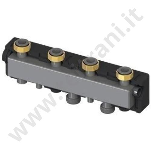 49070901 - LOVATO COLLETTORE IDRAULICO DI ZONA  C70  DN25 PER DUE ZONE