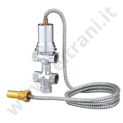 544400 - CALEFFI VALVOLA DI SCARICO TERMICO CON REINTEGRO PER BIOMASSA 1/2''