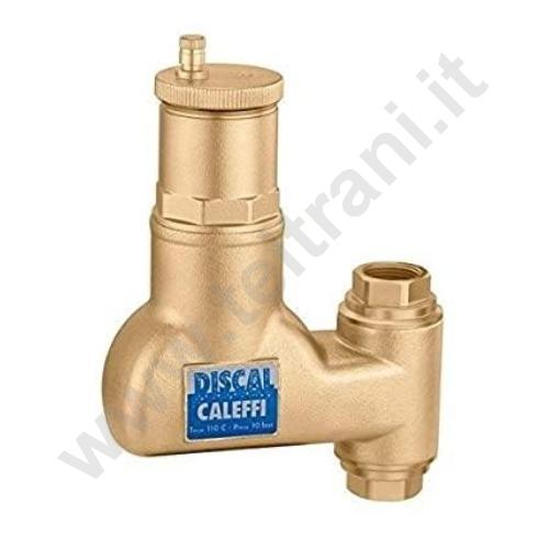 551905 - CALEFFI DISAREATORE DISCAL VERTICALE IN OTTONE 3/4