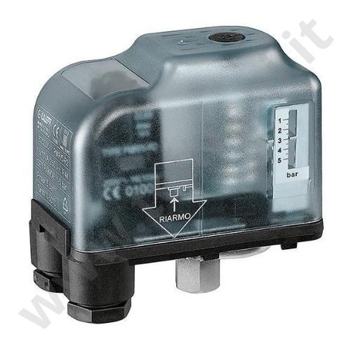 625000 - CALEFFI PRESSOSTATO DI SICUREZZA 1/4 CON CAMPO DI REGOLAZIONE: 2-4,5 bar