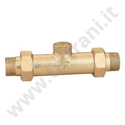 635560 - CALEFFI TEE DI BY-PASS EQUILIBRATO PER VALVOLA DI ZONA SERIE 633  3/4''