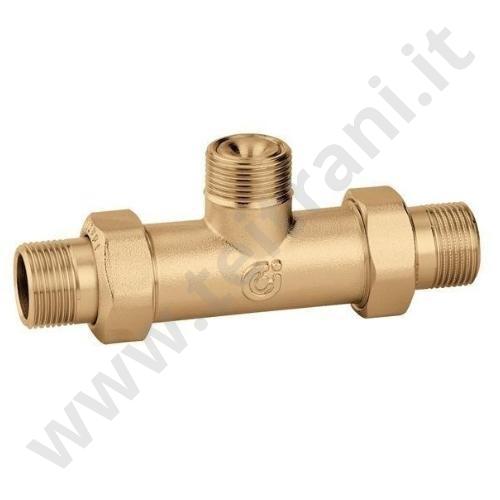 649070 - CALEFFI TEE DI BY-PASS EQUILIBRATI PER VALVOLE DI ZONA A SFERA  1'' 1/4''