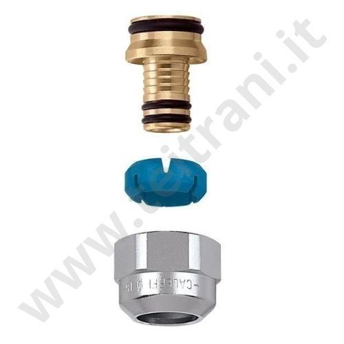 679264 - CALEFFI RACCORDO PER TUBI MULTISTRATO CROMATO  3/4×20×2