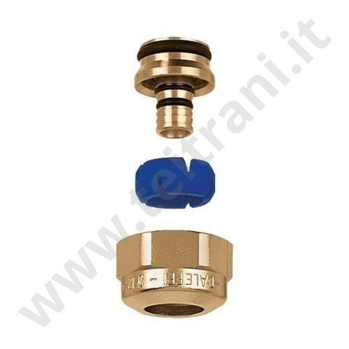 680024 - CALEFFI DARCAL - RACCORDO A DIAMETRO AUTOADATTABILE PER TUBI IN PLASTICA, SEMPLICE E MULTISTRATO 23 P1,5×16×2 - 2,25 mm