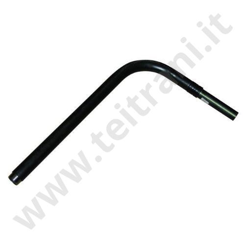 900700 - GIUNTO DI TRANSIZIONE POLIETILENE - FERRO 25×3/4 MASCHIO CON CURVA 800mm. ESTERNO RIVESTITO IN POLIETILENE