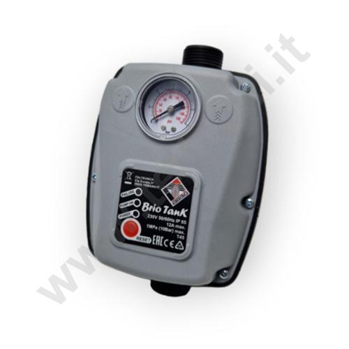 ACQBK - PRESSOFLUSSOSTATO CON MANOMETRO MODELLO BRIOTANK