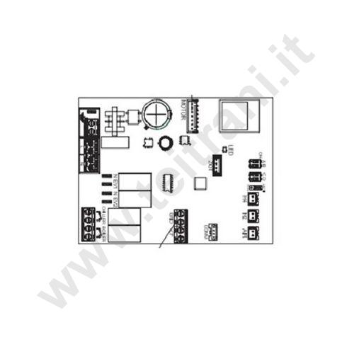 ESE645II - INNOVA SCHEDA ELETTRONICA A BORDO MACCHINA CON MODULAZIONE CONTINUA PER COLLEGAMENTO A COMANDI PER CONTROLLO A MURO