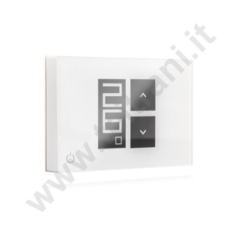 GCW03MR - CRONOTERMOSTATO SETTIMANALE WI-FI DA INCASSO SEITRON MODELLO WI-TIME WALL BIANCO