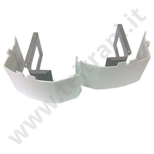 LC0157II - PIEDINI PER COPERTURA TUBI PER VENTILCONVETTORE INNOVA CON MOBILE COLORE BIANCO