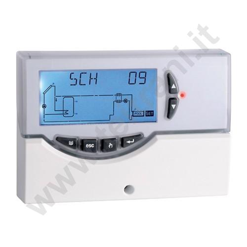 TDST24M - SEITRON CENTRALINA ELETTRONICA ELIOS MINI PER IMPIANTI SOLARI A CIRCOLAZIONE FORZATA COMPLETA DI 3 SONDE