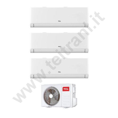 TRIAL0912 - TCL CLIMATIZZATORE TRIALSPLIT CON DUE UNITA' INTERNE BREEZEIN P5 9000 BTU E UNA UNITA' INTERNA BREEZEIN P5 12000 BTU E UNA UNITA' ESTERNA MT2730 CON TRE ATTACCHI 27000 BTU - CON WIFI - R32
