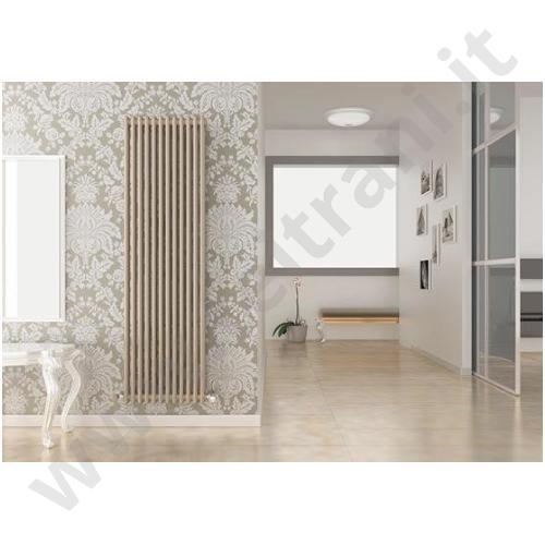 TUBOLARE22200 - ELEMENTO TUBOLARE ARDESIA A 2 COLONNE ALTEZZA 2200 mm. INTERASSE 2144 mm. COLORE BIANCO RAL 9010