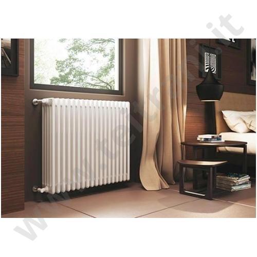 TUBOLARE50656 - ELEMENTO TUBOLARE ARDESIA A 5 COLONNE ALTEZZA  656 mm. INTERASSE  620 mm. COLORE BIANCO RAL 9010
