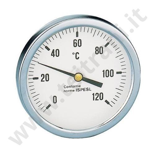 687010 - CALEFFI TERMOMETRO -30+50^ D.80 10cm. ATTACCO POSTERIORE