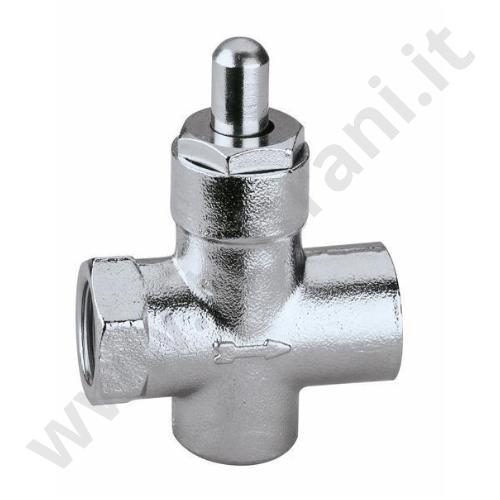 846003 - CALEFFI RUBINETTO PORTA MANOMETRO PER GAS 3/8''