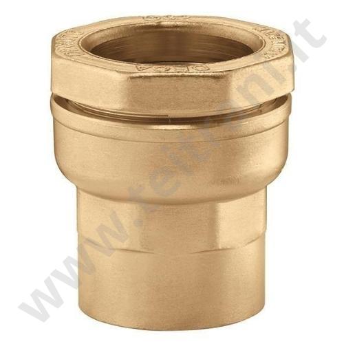 860740 - CALEFFI RACCORDO FEMMINA SERIE DECA PER TUBO IN POLIETILENE 40×1  1/4''