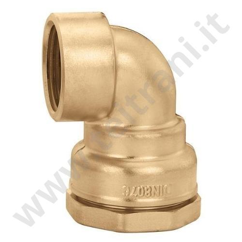 868963 - CALEFFI RACCORDO CURVO FEMMINA IN OTTONE  63×2''