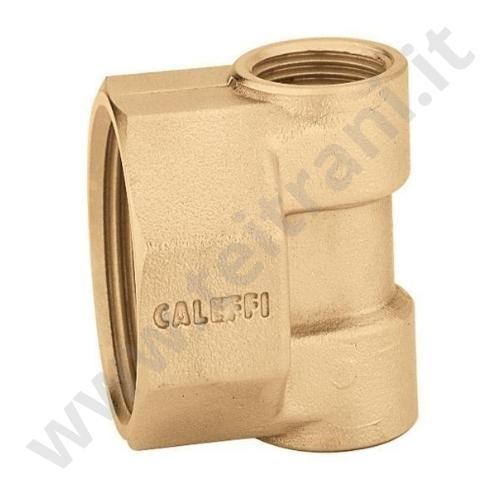 599453 - CALEFFI RACCORDO A DOPPIO ATTACCO RADIALE  3/4×1/2×3/8