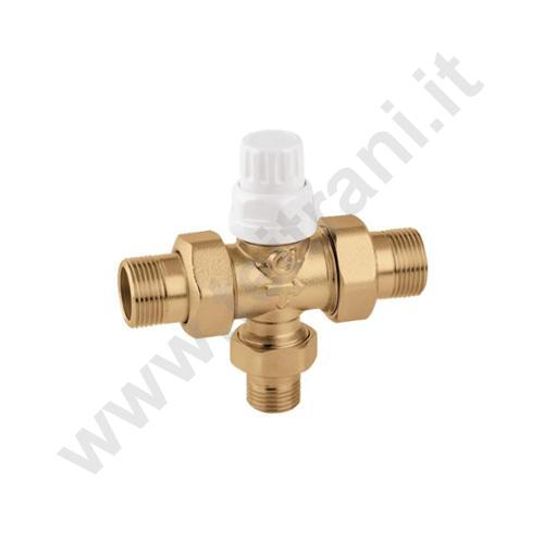 677050 - CALEFFI VALVOLA ZONA 3 VIE 3/4 A PISTONE PER COMANDO ELETTROTERMICO