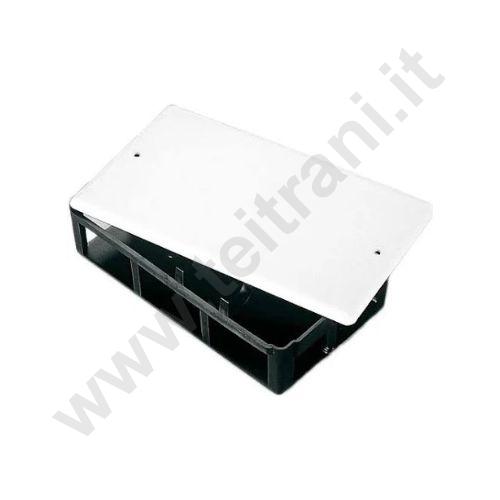 02092 - CASSETTA PER COLLETTORE PVC  42×30×8 CON SET FISSAGGI