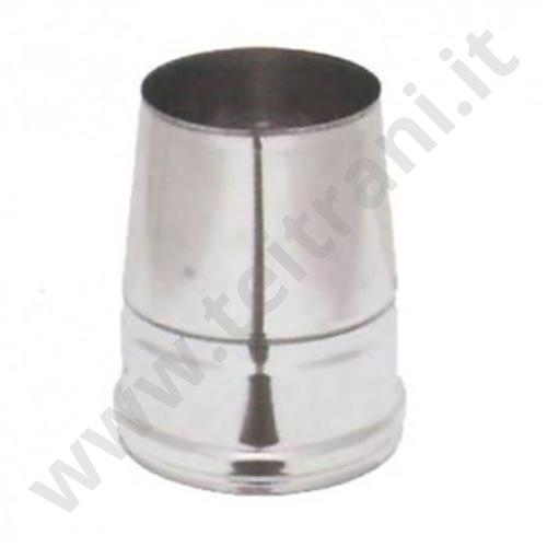 3307055244160 - CAPPELLO TRONCO CONICO DOPPIA PARETE IN ACCIAIO INOX AISI 316L DIAMETRO 250/300