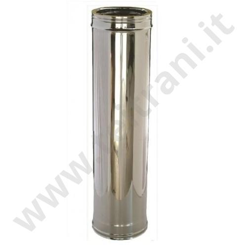 3306055201030 - ELEMENTO CONTROLLO FUMI DOPPIA PARETE IN ACCIAIO INOX AISI 316L DIAMETRO 100/150