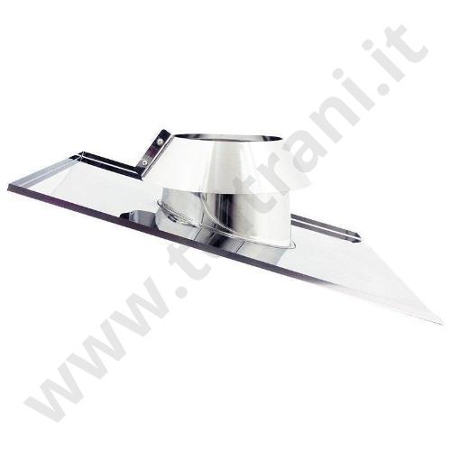 3305055272400 - FALDALE PER TETTI INCLINATI IN ACCIAIO INOX AISI 316L DIAMETRO 200