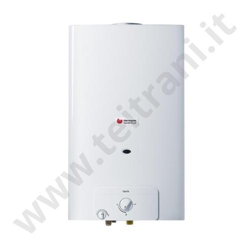 0010023833 - HERMANN SAUNIER DUVAL SCALDABAGNO MURALE A GAS GPL MODELLO OPALIA C11 LOW NOX A CAMERA APERTA 11 LITRI/MIN.