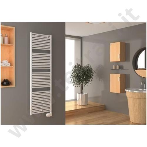3581356100093 - RADIATORE CORDIVARI MODELLO CLAUDIA ELETTRICO 1195×500 700W RAL 9010 CON TERMOSTATO DIGITALE ECO