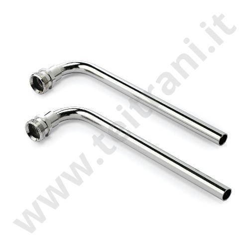 44414 - COPPIA CURVE PER ATTACCO RADIATORE 3/4'