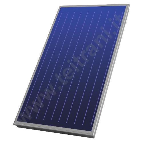 3410316618670 - CORDIVARI PANNELLO SOLARE A CIRCOLAZIONE FORZATA ECOBASIC B2 CON BOLLITORE DA 300 LITRI - DUE PANNELLI DA 2,5 MQ. - STAFFE PER TETTO PIANO