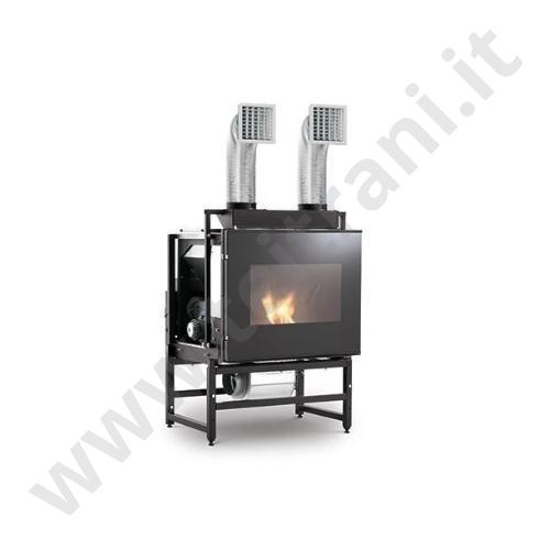 805805170 - STUFA FOCOLARE A PELLET PALAZZETTI MODELLO ECOFIRE AC 78 DA INSERIMENTO CANALIZZABILE VETRO ESTETICO