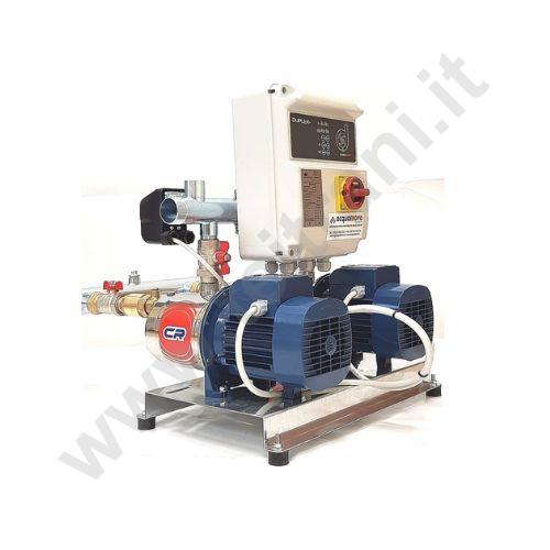025114 - ACQ GRUPPO AUTOCLAVE CON 2 POMPE PEDROLLO 5CRm 100 INOX HP. 1,25 + 1,25 MONOFASE ED INVERTER SIRIO