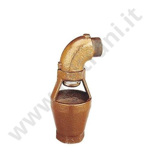 552160 - CALEFFI IMBUTO DI SCARICO CON CURVA ORIENTABILE 1''×1 1/4''