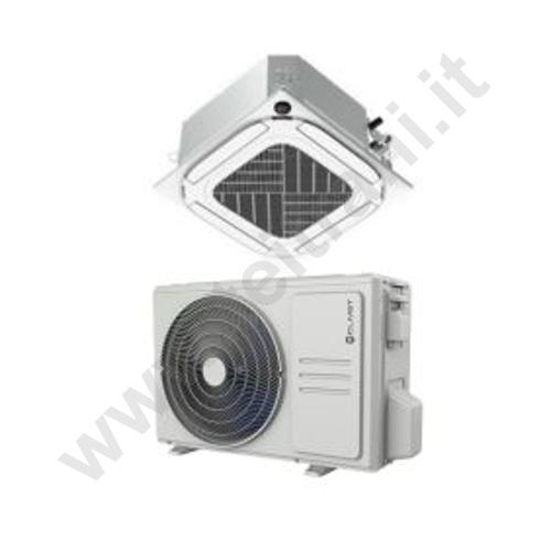 MONOBOX412 - CLIVET CLIMATIZZATORE MONOSPLIT A CASSETTA COMPATTA 4 VIE 57X57 CON UNITA' INTERNA IBA1-Y 35M E UNITA' ESTERNA MC3-Y 35M 12.000 BTU CON PANNELLO 62X62 R32