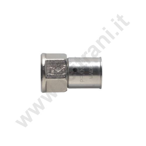 PRRF0316 - PR RACCORDO FEMMINA A PRESSARE  1/2 × 16 × 2,25