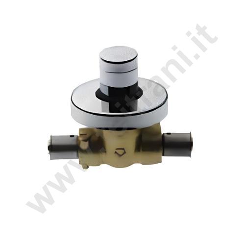 PRVS16 - PR VALVOLA SFERA AD INCASSO CON ATTACCHI MULTISTRATO 16x2,25