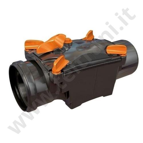 24PR110 - REDI VALVOLA ANTIRIFLUSSO IN PVC PER FOGNA  D. 110 1 PIATTELLO