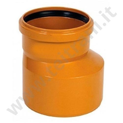 16PVC200250 - RIDUZIONE IN PVC PER FOGNA  D. 200F×250M