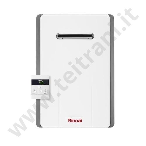 REUVCM2837WDENG - SCALDACQUA MURALE A GAS METANO TIRAGGIO FORZATO DA ESTERNO 28 LITRI/MIN. RINNAI MODELLO MODELLO INFINITY 28E