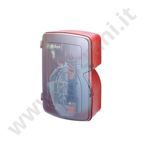 CE86A220AL - RM MANFREDI CASSETTA IDRANTE LINEA RIO A PARETE PER ESTERNO/INTERNO COMPLETA DI MANICHETTA DN 45 METRI 20 CON LANCIA ROTATIVA E RUBINETTO IDRANTE CONFORME 'CE'