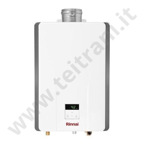 REUA1420FFUENG - SCALDACQUA MURALE A GAS METANO TIRAGGIO FORZATO DA INTERNO 14 LITRI/MIN. RINNAI MODELLO INFINITY 14I