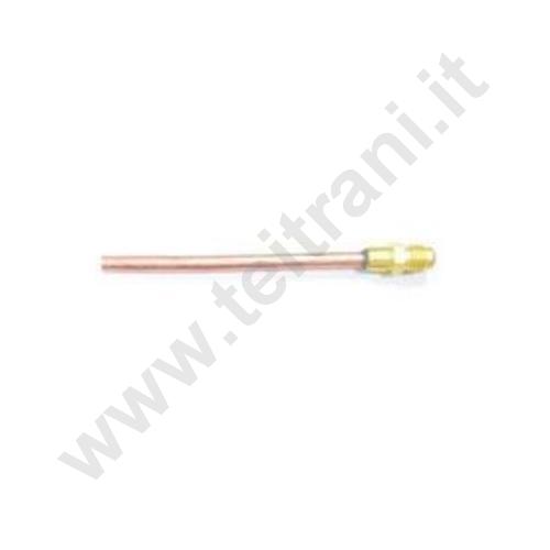 05108028001 - WIGAM VALVOLA SCHRADER 1/4 MASCHIO PER 6 mm CON MECCANISMO E CAPPELLOTTO