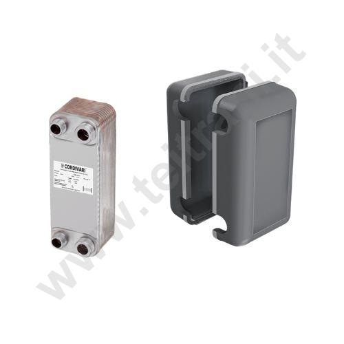 5250410011011 - CORDIVARI SCAMBIATORE A PIASTRE INOX SLB 15/40 PIASTRE COIBENTATO