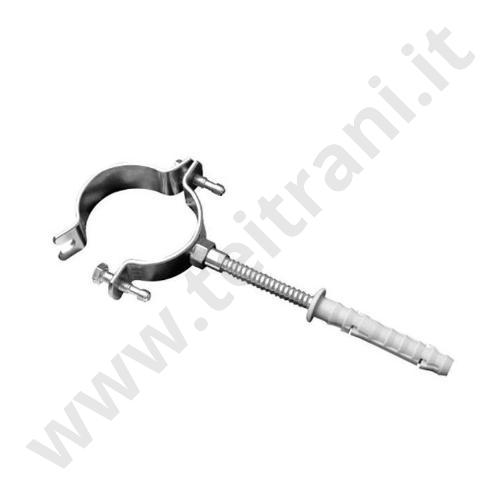 014033 - STAFFA A COLLARE IN ACCIAIO INOX AISI 304  DIAMETRO 3/4''