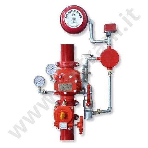 7005B - VALVOLA DI ALLARME AD UMIDO  DN 150 OMOLOGATA 'CE' PER IMPIANTO SPRINKLER