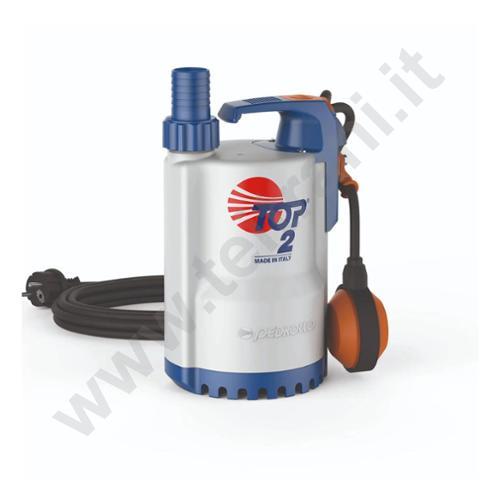 48TOP02A1 - PEDROLLO POMPA TOP 2 SOMMERGIBILE HP.0,50 220v PER ACQUE CHIARE