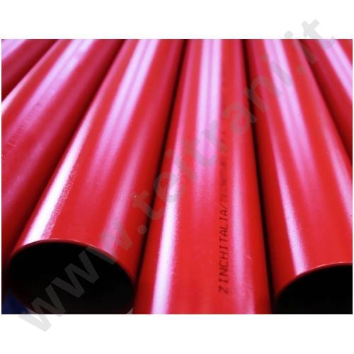 SSTHERMO139 - TUBO NERO SENZA SALDATURA SERIE MEDIA SS-M THERMO ROSSO EN 10216-1  D. 5''